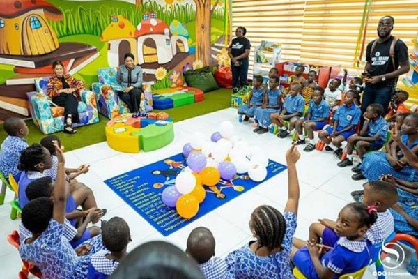 2nd Lady launches Accra ‘Book Flood Project’