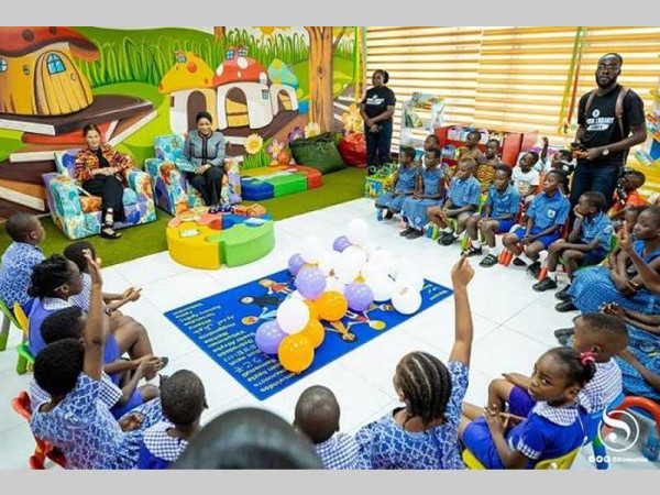 2nd Lady launches Accra ‘Book Flood Project’