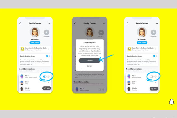 Snapchat now lets parents restrict their teens from using the app’s ‘My AI’ chatbot