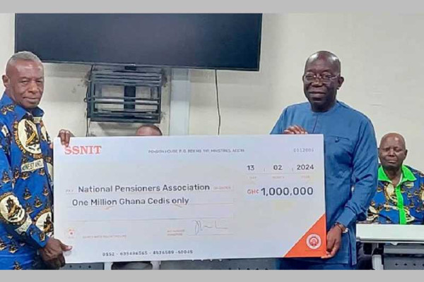 SSNIT to pay GHC7bn in pensions this year — Supports pensioners' medical fund with GH¢1m