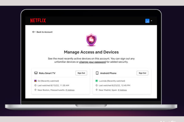 Netflix’s new feature lets subscribers kick devices off their accounts