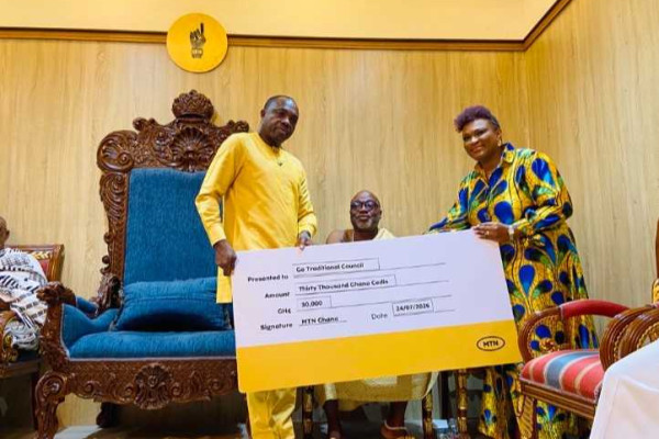 MTN Ghana supports Ga Traditional Council ahead of 2026 Homowo Festival