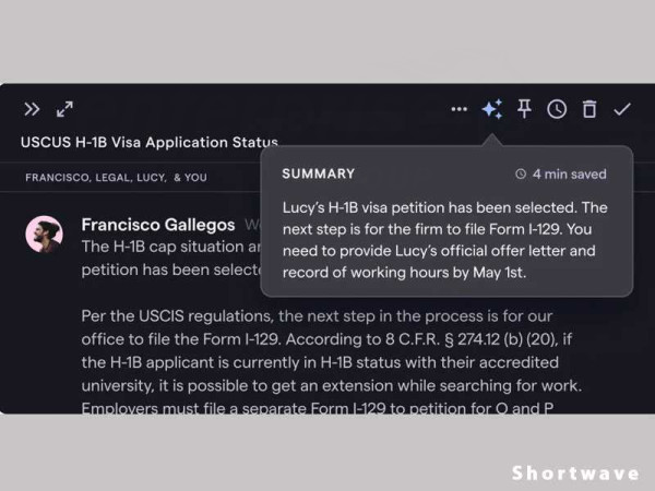 Shortwave email app introduces AI-powered summaries