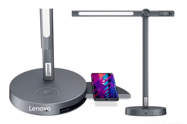 Lenovo Wants Your Desk Lamp to Charge Your Phone and Hold Your Webcam