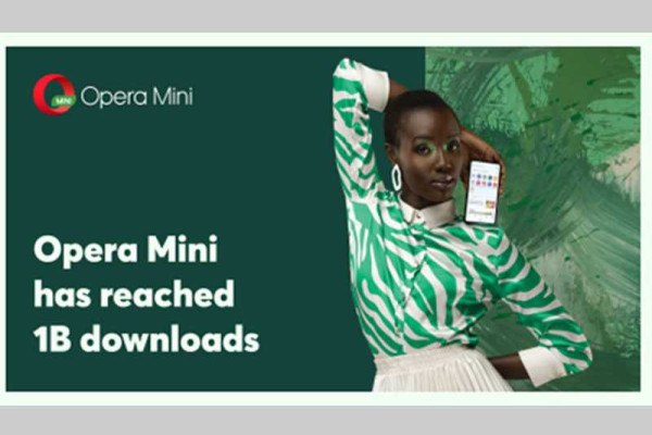 Opera Mini hits 1 billion downloads worldwide, celebrating 18 years of its existence