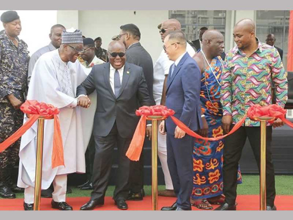 President commissions $2bn Sentuo Oil Refinery in Tema