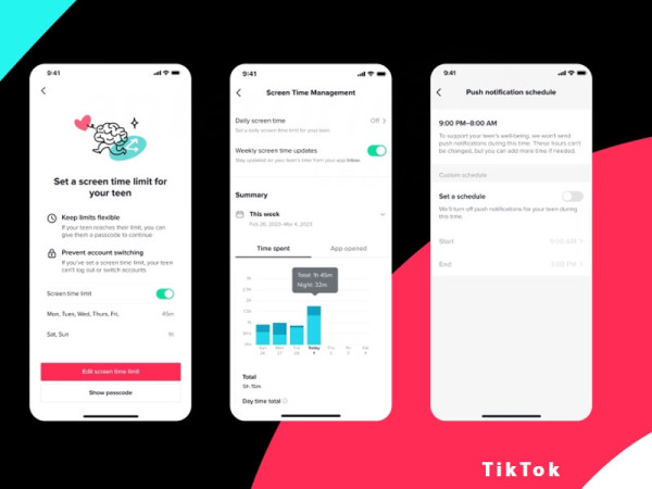 TikTok rolls out new screen time controls, adds new default settings for teens & expands Family