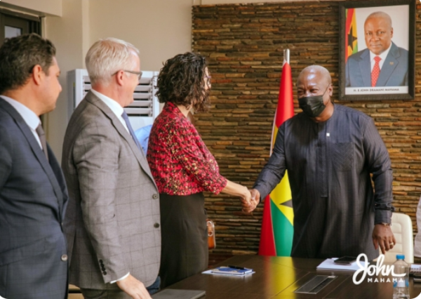 Mahama tells US, UK diplomats Ghana’s energy sector requires urgent action 