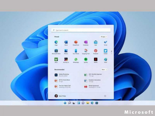 Windows 11 launches with redesigned start menu