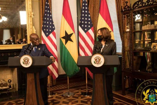 US Vice President Kamala Harris lauds Ghana's democratic credentials