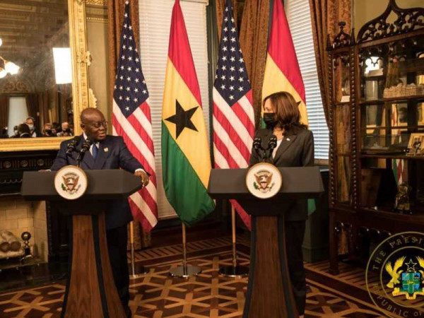 US Vice President Kamala Harris lauds Ghana's democratic credentials