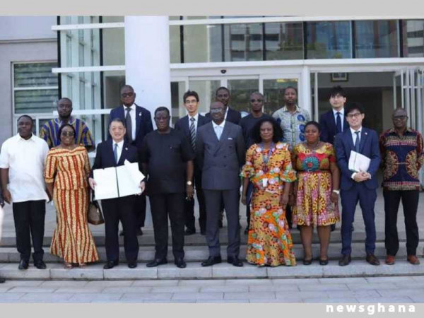 Ghana/Japan exchange notes on Tema Motorway Roundabout/N8 Phase II Projects