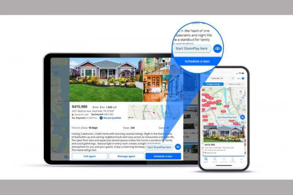 Zillow adds FaceTime SharePlay to browse homes with friends