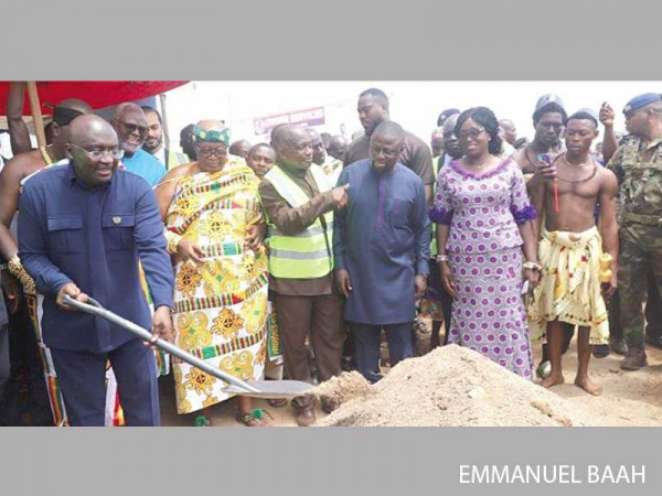 Dr Bawumia cuts sod for construction of 32 TVET centres