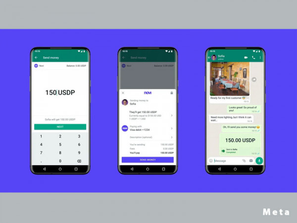 WhatsApp begins offering Novi money transfers to some users in the US