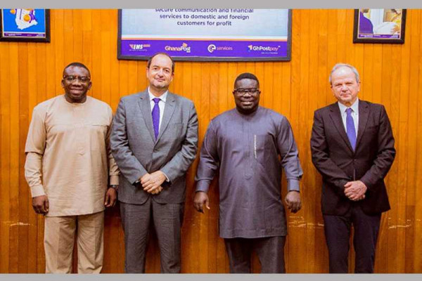 Ghana Post MD receives foreign postal consultants