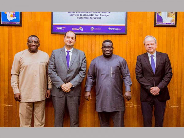 Ghana Post MD receives foreign postal consultants