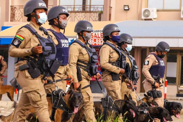 Ghana Police K-9 Unit 'lets dogs out'