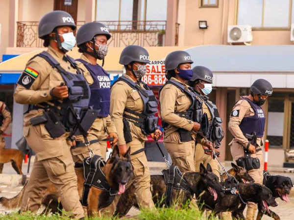 Ghana Police K-9 Unit 'lets dogs out'