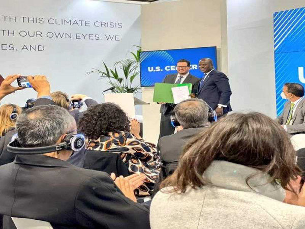 Ghana signs unto LEAF Coalition at UN climate change conference 