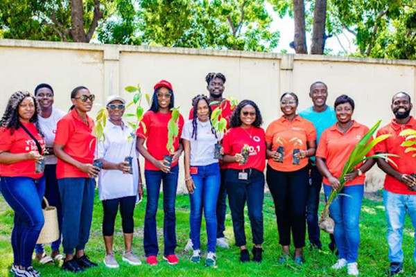 Vodafone Ghana Commits to Environmental Sustainability with Tree Planting Initiative