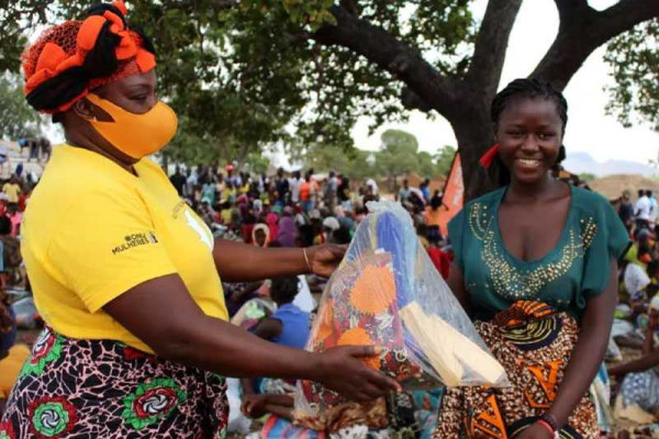 More than 1500 women and girls affected by armed conflict benefit from dignity kits in Cabo Delgado