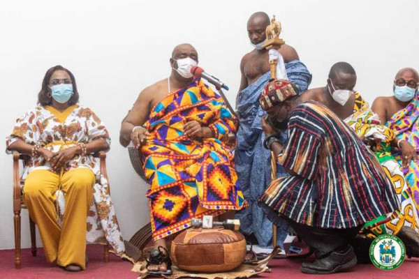 Ga Mantse pledges support for AMA’s ‘Clean Accra’ project