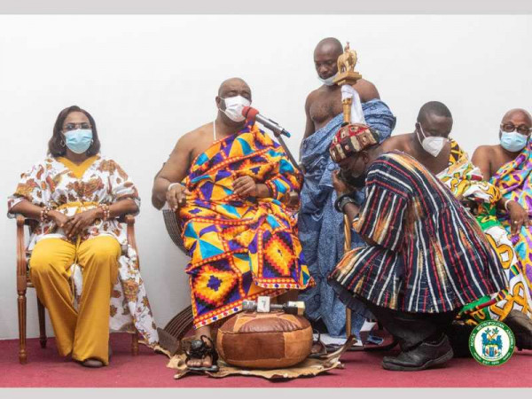 Ga Mantse pledges support for AMA’s ‘Clean Accra’ project