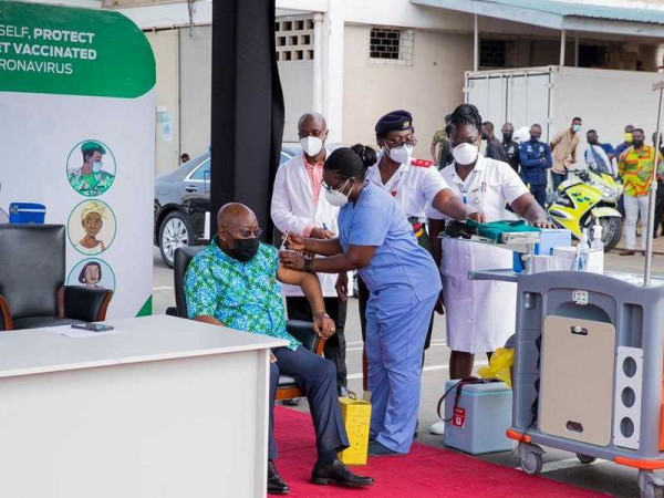 COVID-19: Ghana expects to vaccinate 20million people early 2022