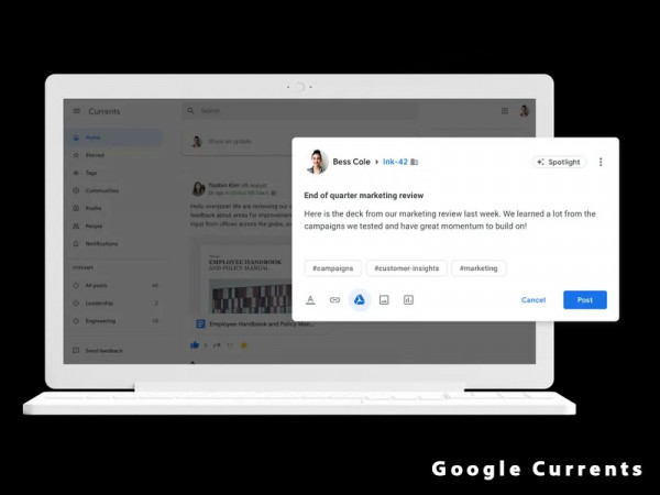 Google will shut down Currents, the work-focused Google Plus replacement