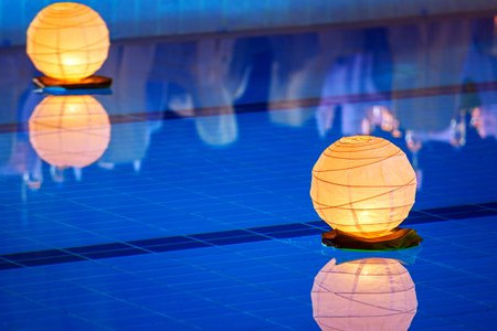 DIY Floating Pool Lights 