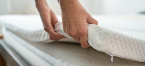 Cheap Way to Revitalize an Old Mattress? Top It With a Mattress Pillow 